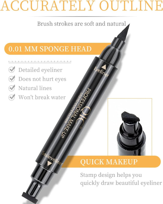 Poupette™️ 2 in 1 Double Sided Original Waterproof Eyeliner & Stamp
