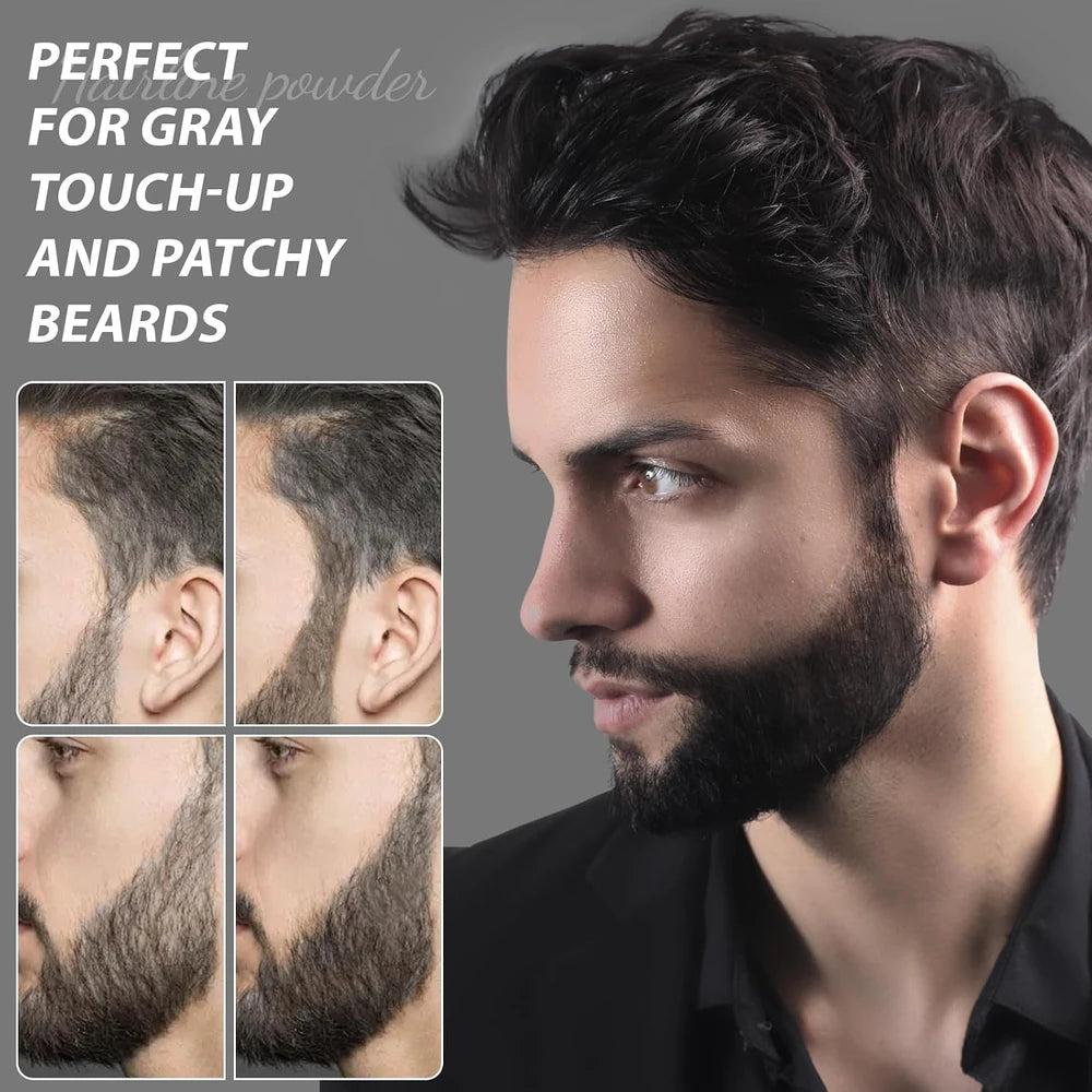 Poupette™️ Waterproof Hairline Touch Up Powder With Mirror (For Women & Men)