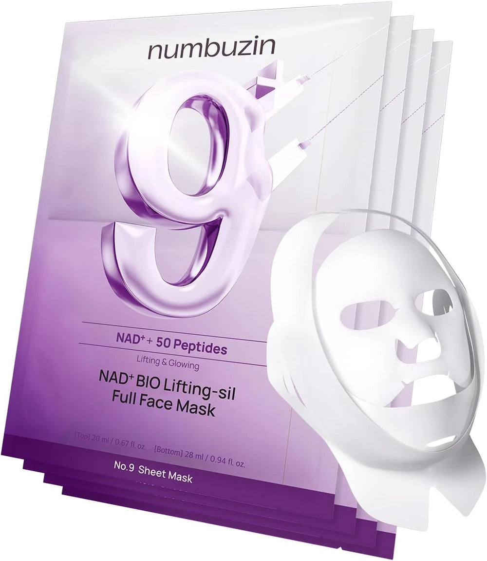 Poupette™️ Numbuzin Anti-Aging Firming Sheet With NAD+ And Collagen Face Lifting Mask