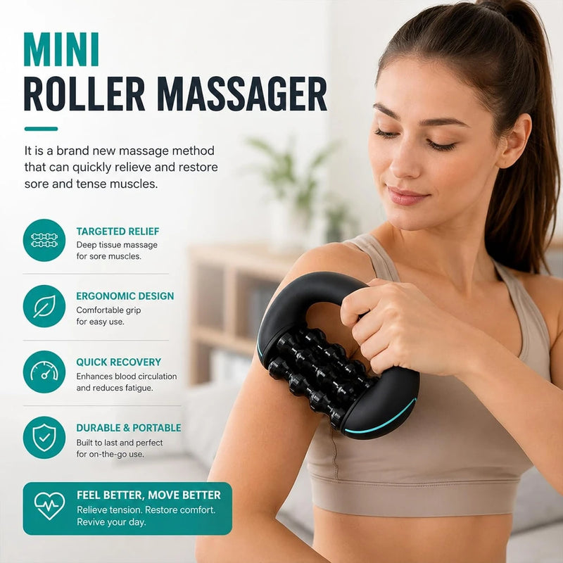 Poupette™️ Electric Cellulite Sculpt Rolling Full Body Massager (With Free Almond Oil)