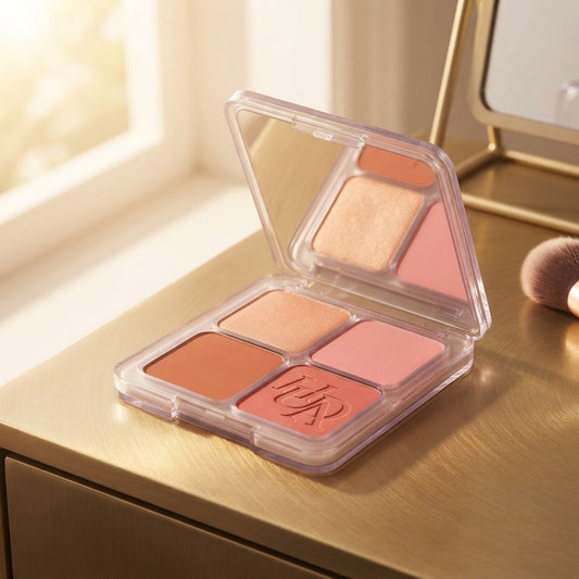 Poupette™️ Original Huda Beauty Blush Filter Blurring Blushlighters Palette